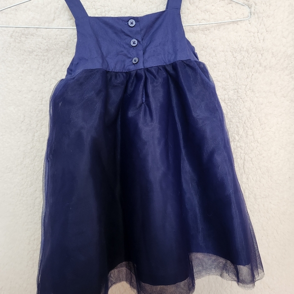 NWT Janie and Jack Blue Tulle Formal dress with diaper cover, 6 to 12 months - Picture 7 of 14